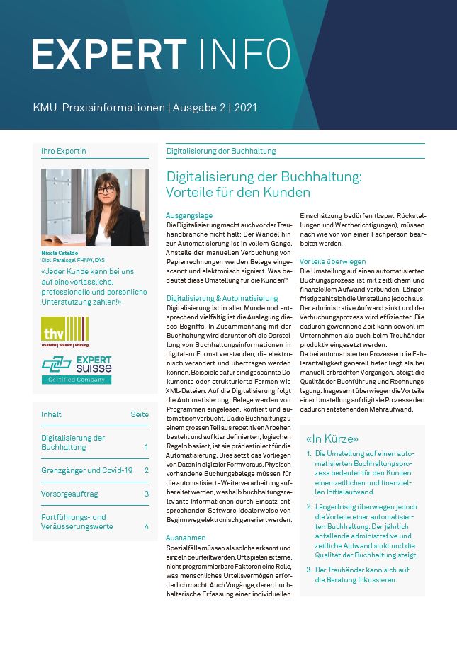 Kundenmagazin thv AG - Aktuelle Ausgabe